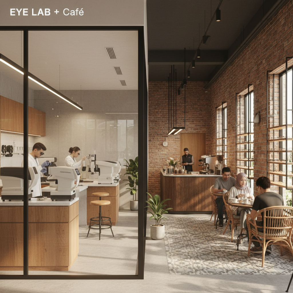 EYE Lab + Cafe: Pengalaman Kafe Unik dengan Lensa Mata