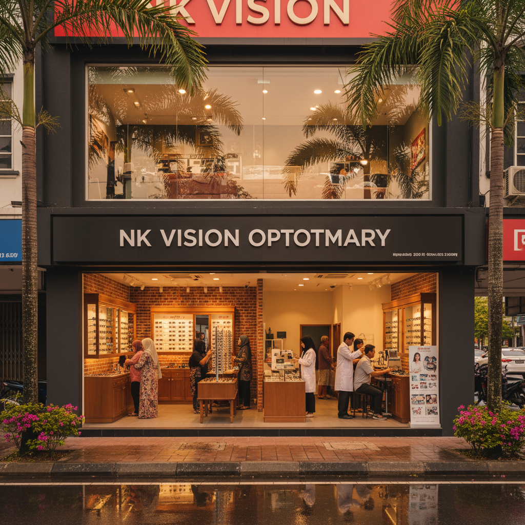 Kedai Cermin Mata NK Vision Optometry Terengganu - Perkhidmatan Pakar