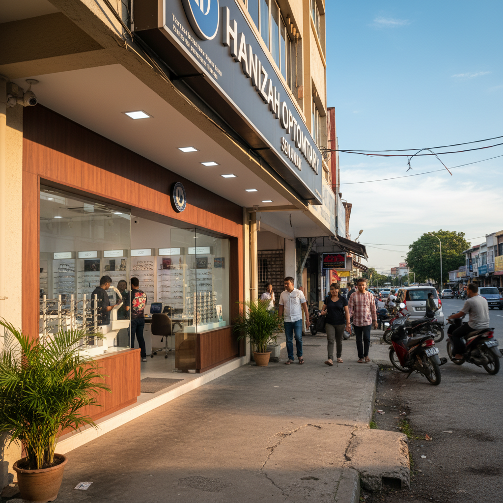 Hanizah Optometry Senawang 1 Klinikal Optometri Hanizah Senawang - Perkhidmatan Pakar Mata