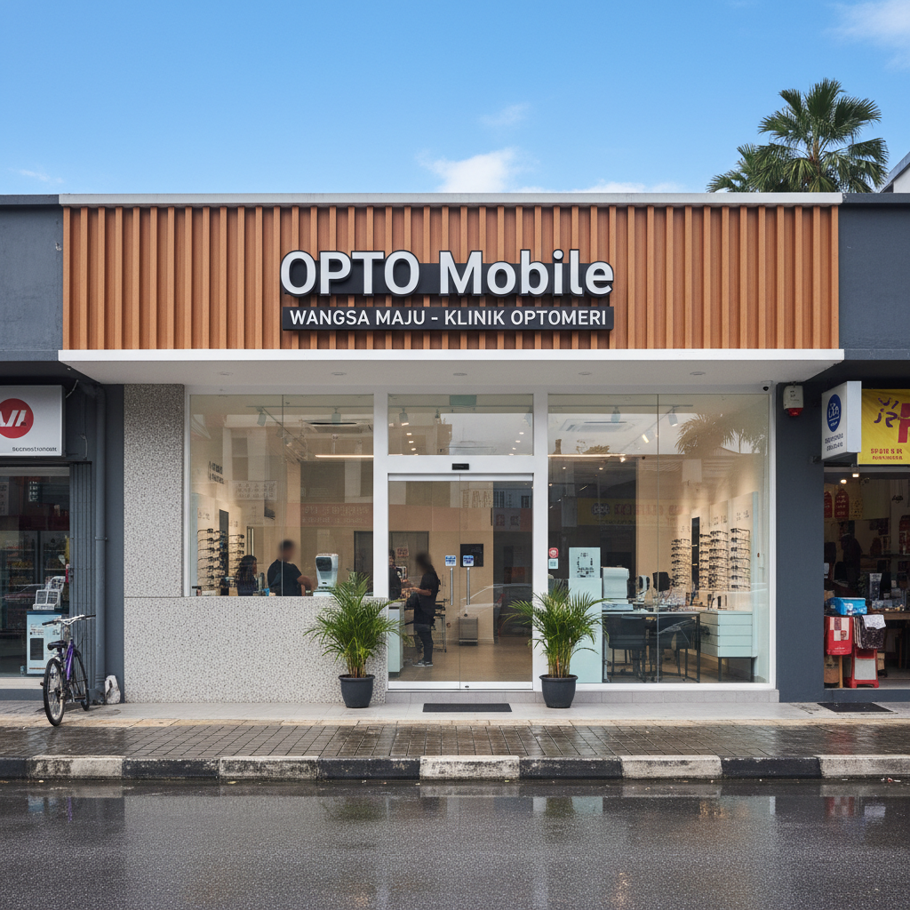 Opto Mobile Wangsa Maju - Klinik Optometri 1 Opto Mobile Wangsa Maju: Perkhidmatan Optometri Klinik Terdekat