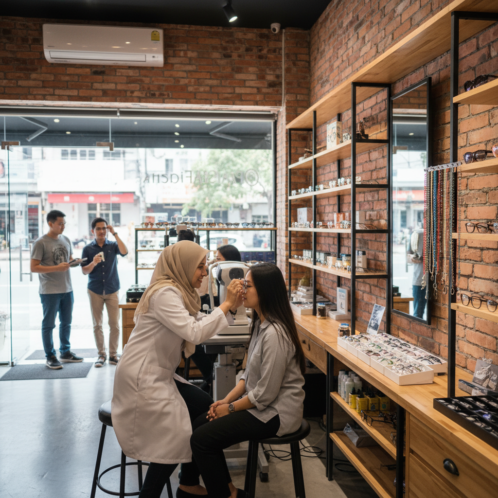 Optometris Faizah: Pakar Penjagaan Mata dan Lensa Berspesial