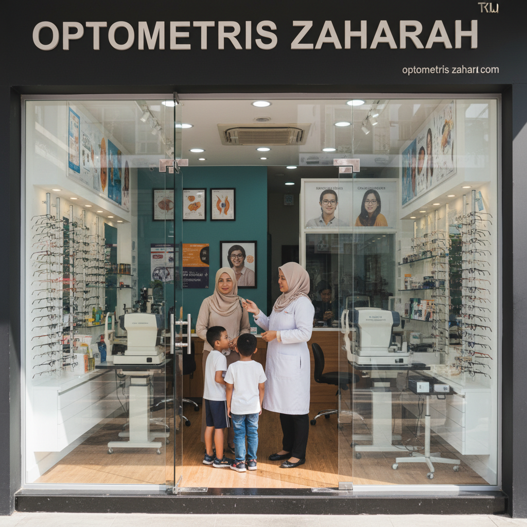 Optometris Zaharah: Pakar Kesihatan Mata dan Perkhidmatan Profesional