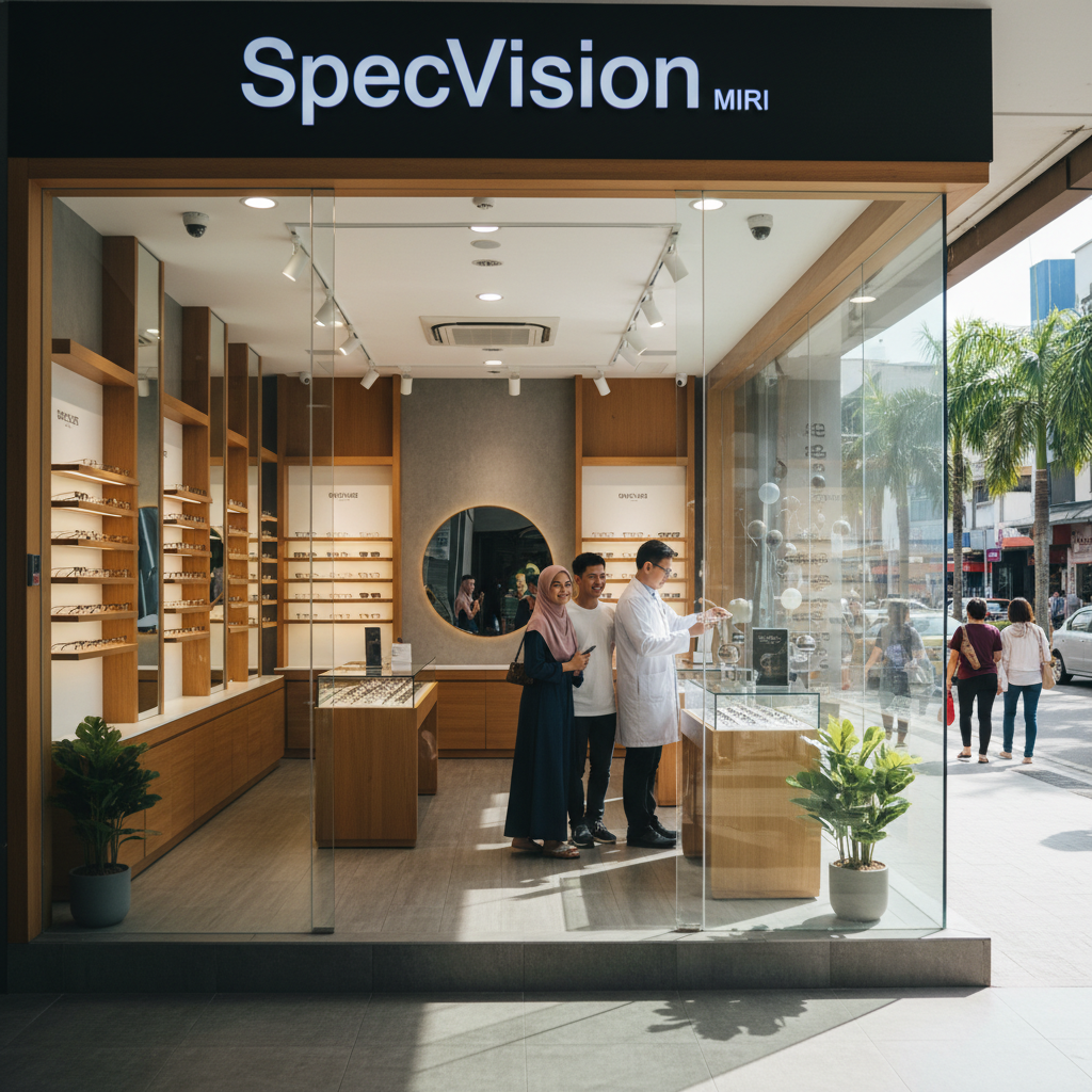 SpecVision Miri: Lensa dan Perkhidmatan Optometri Profesional