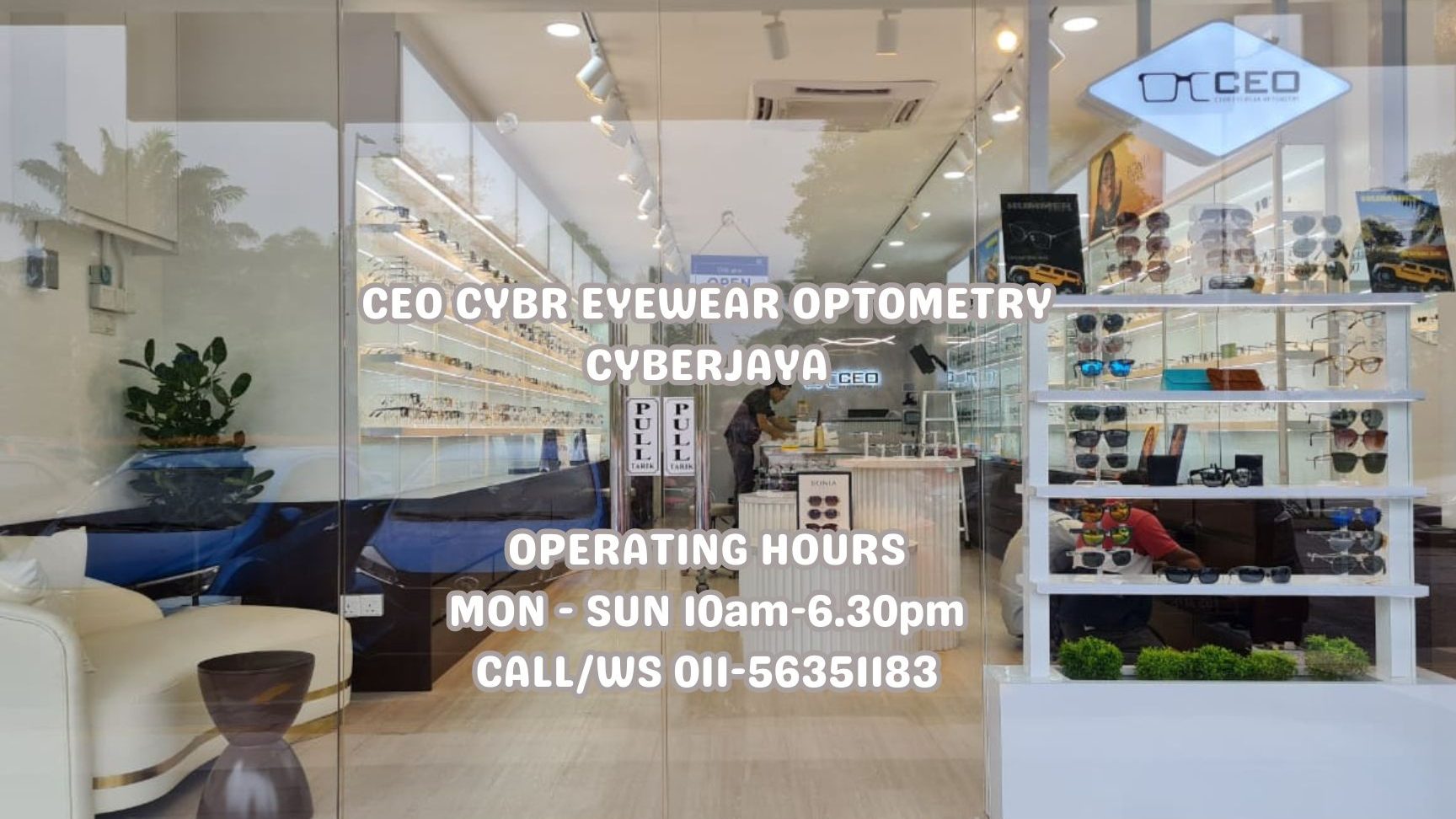 ceo cybr eyewear optometry spectacles cyberjaya