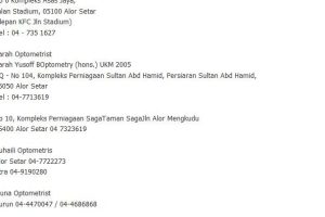 Jamilah Optometris Sungai Petani